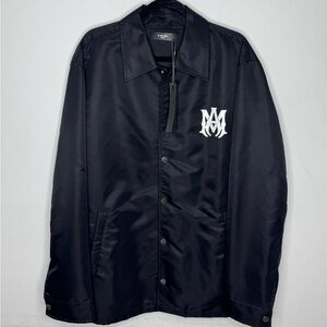 Amiri MA Coach Jacket Nylon Black White Men’s XL